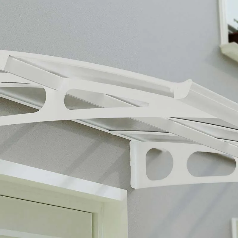 Palram Canopia Bordeaux Door Canopy White Mist