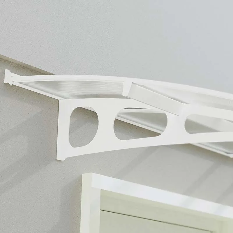 Palram Canopia Bordeaux Door Canopy White Mist