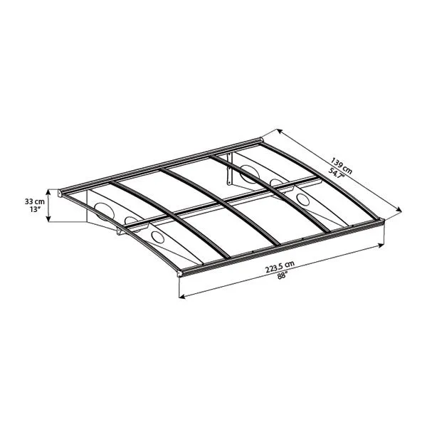 Palram Canopia Herald Door Canopy