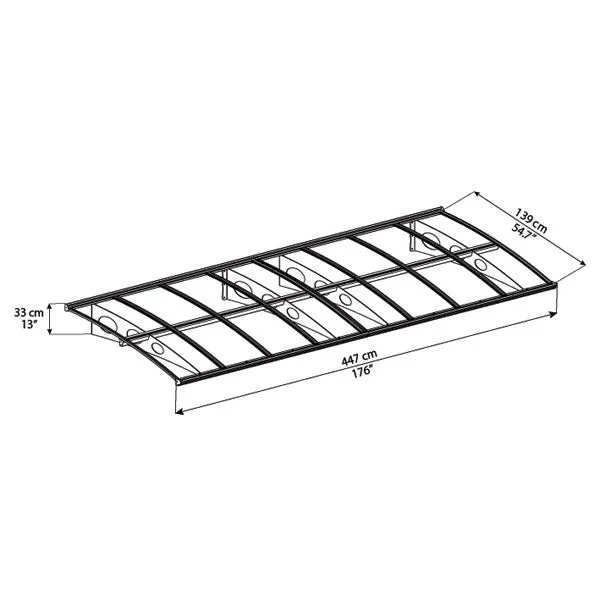 Palram Canopia Herald Door Canopy