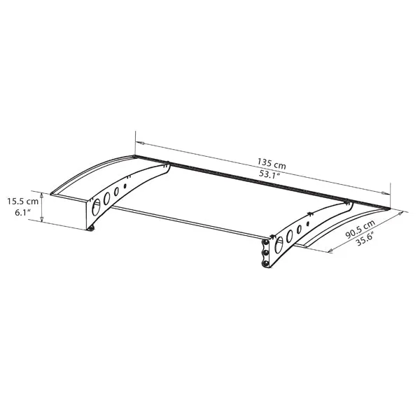 Palram Canopia Lyra Door Canopy