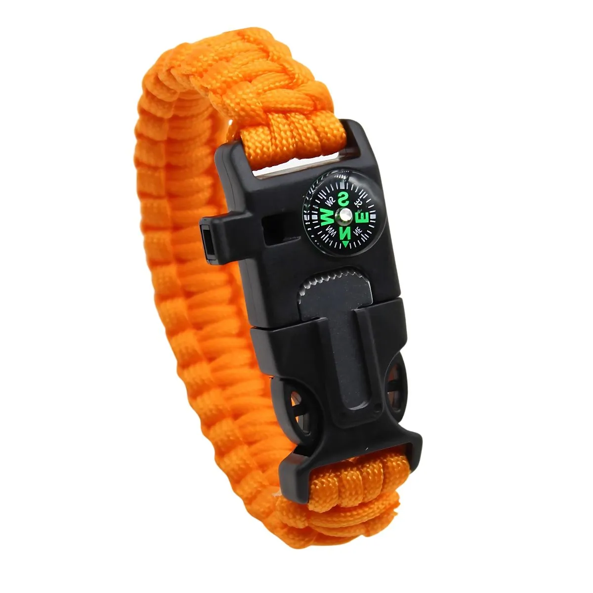 Paracord Multi-functional 5 in 1 Survival Bracelet - Orange