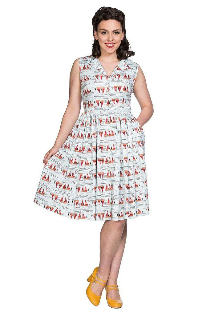 Sail Away Collar Dress