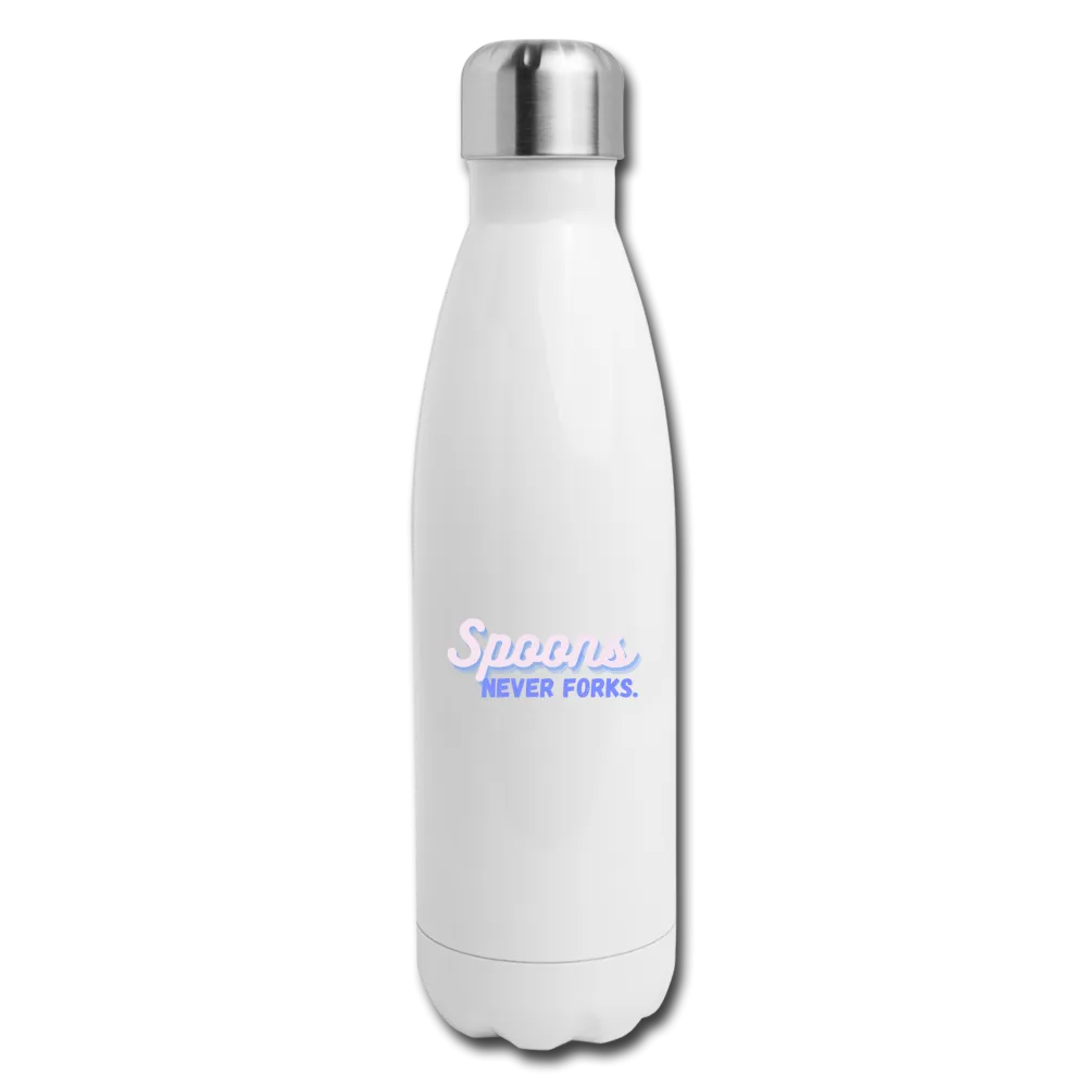 Spoons Never Forks Water Bottle