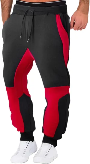 Sweatpants for Men with Pockets Pant Men's Casual Elastic Waist Drawstring Work Jogger Pants with Pockets Mens Casual