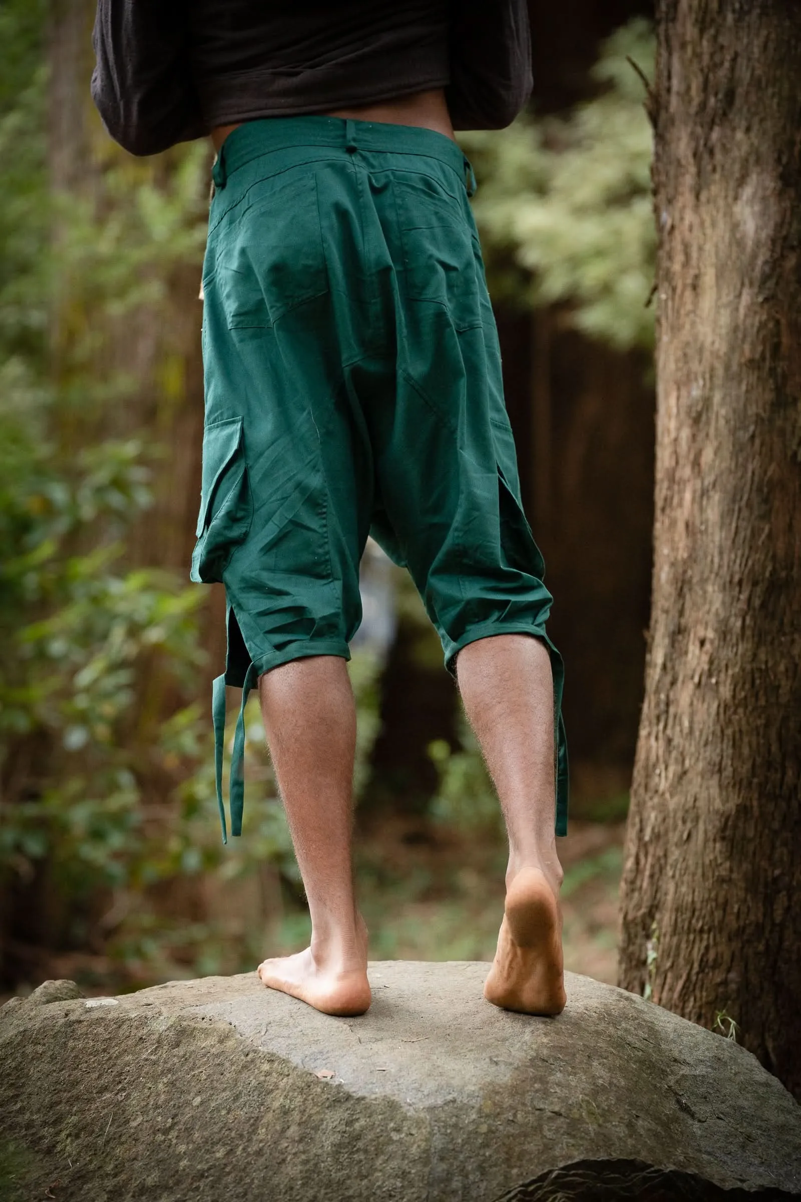 Yaro Shorts - Aqua/Green